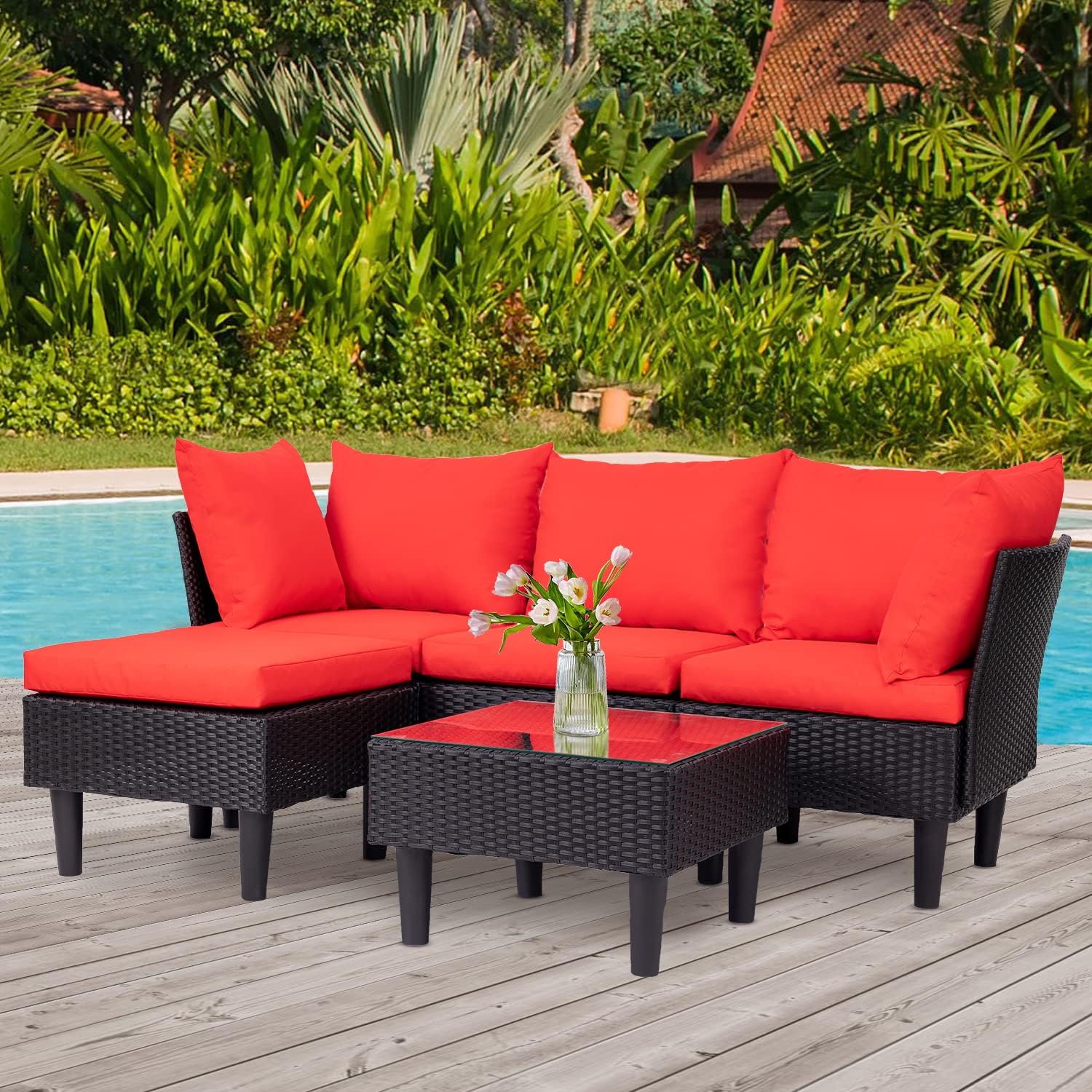Outdoor Furniture On Sale - Patio Furniture Sets 5 Pieces Outdoor