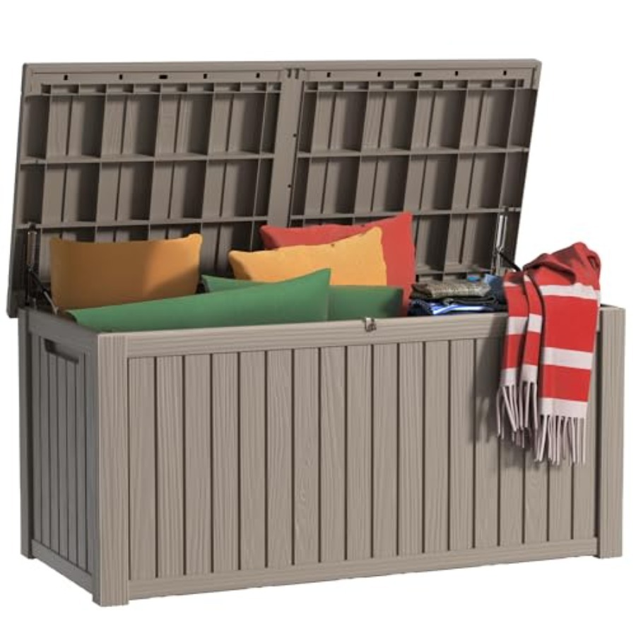 Outdoor Furniture Wooden - 200 Gallon outdoor storage box for