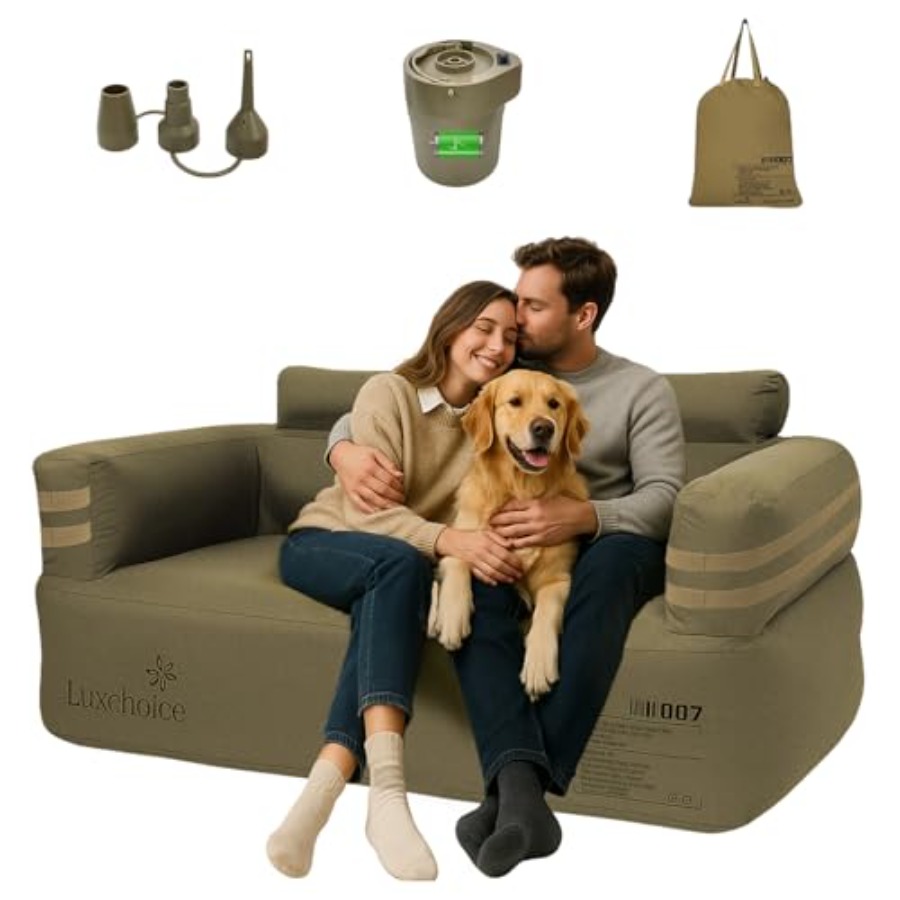 Outdoor Furniture Heavy - Portable Inflatable Couch for Camping with