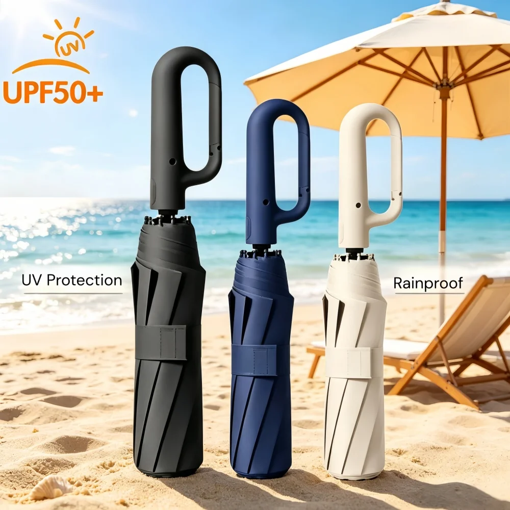 Strong Windproof Automatic Umb - Parasol Umbrella Large ulasan dan harga