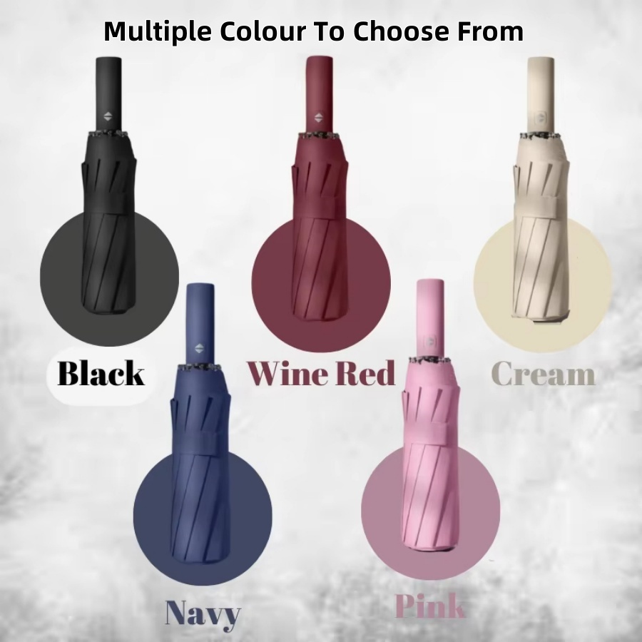 24 Bones 106cm Automatic Umbre - Parasol Umbrella Large ulasan dan harga