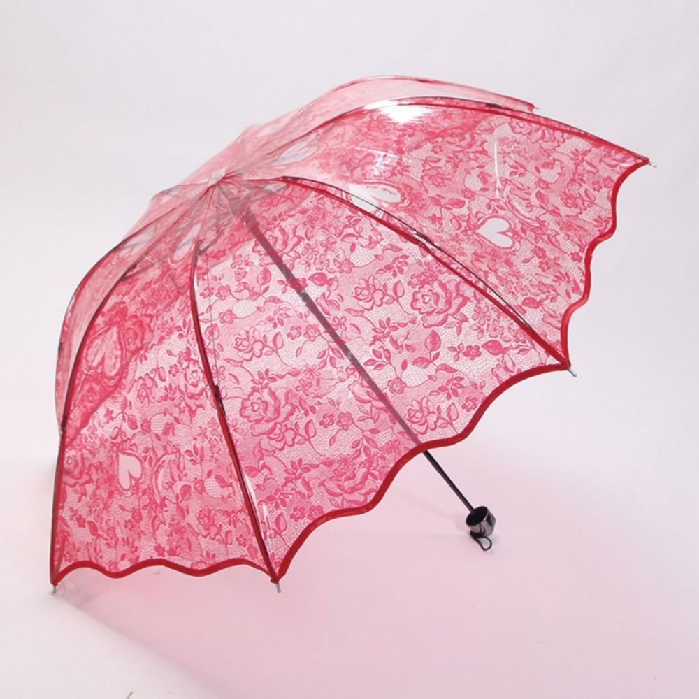 Vintage Foldable Lace Parasol  - Parasol Umbrella Large ulasan dan harga