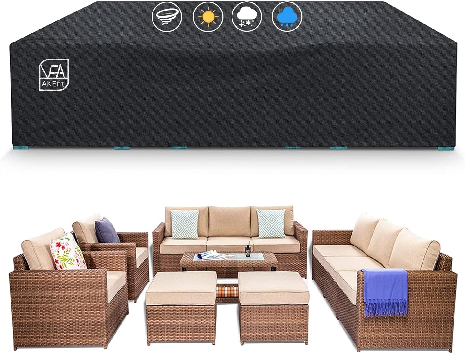Heavy Duty Waterproof Patio Fu - Outdoor Furniture Heavy ulasan dan harga