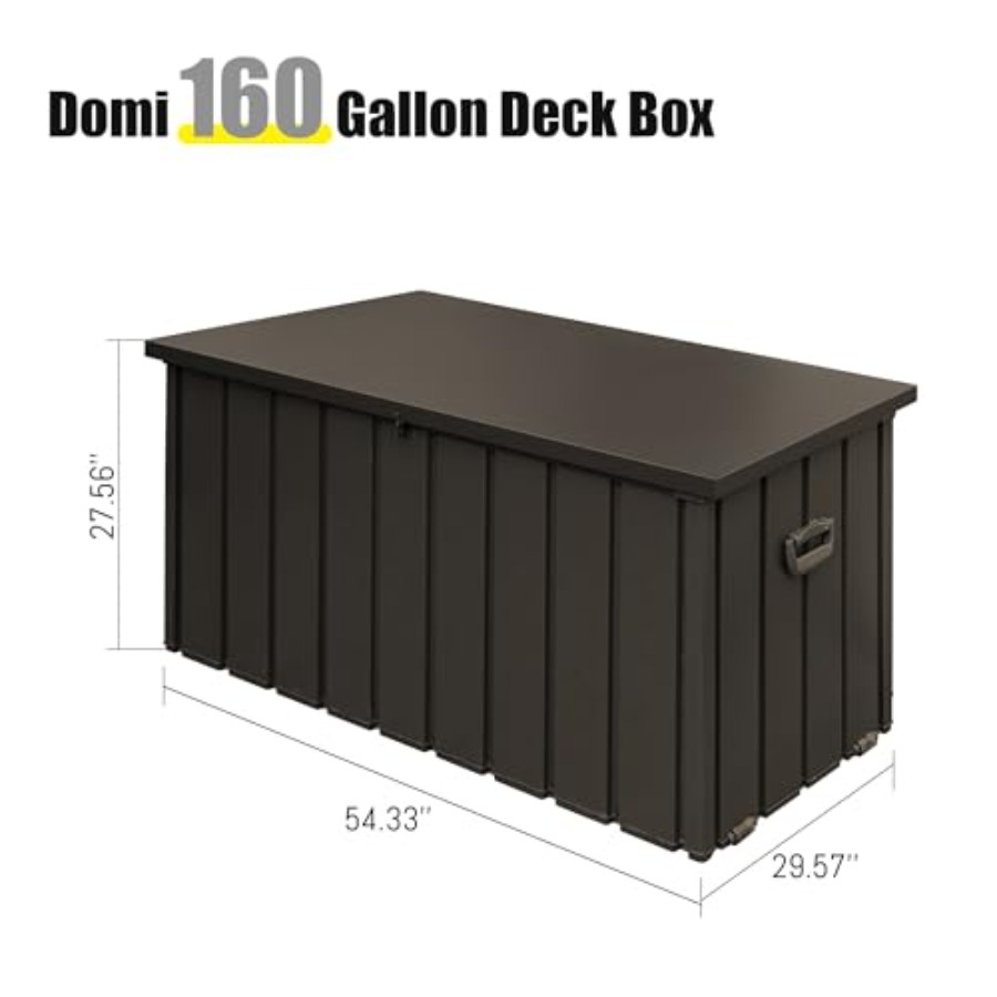 160 Gallon Deck Box Outdoor St - Outdoor Furniture Wooden ulasan dan harga