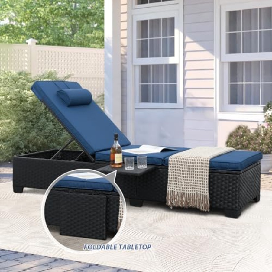 Outdoor Chaise Lounge Chairs f - Outdoor Furniture Recliner Set ulasan dan harga