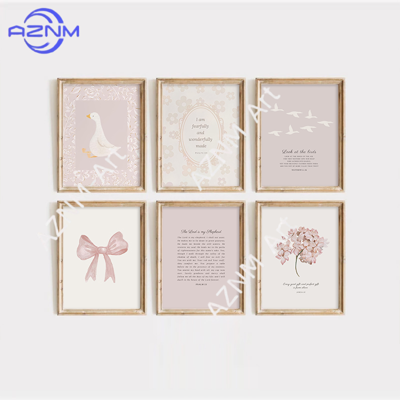 Pink Boho Bow Field Garden Can - Outdoor Furniture Waterproof ulasan dan harga