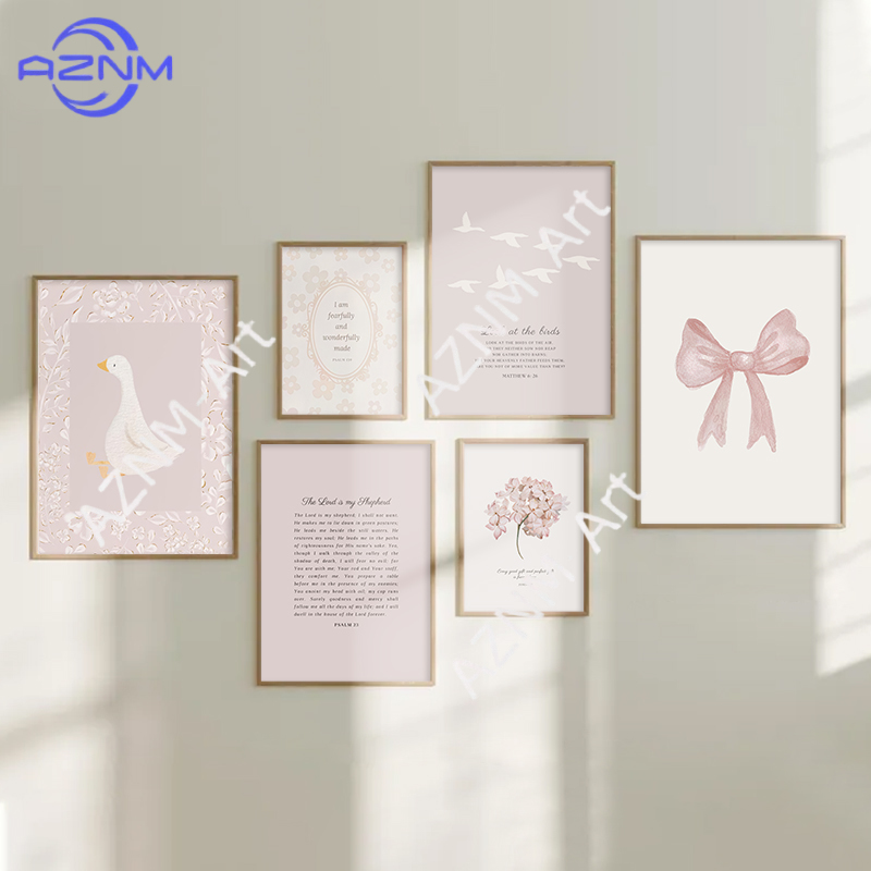 Pink Boho Bow Field Garden Can - Outdoor Furniture Waterproof ulasan dan harga