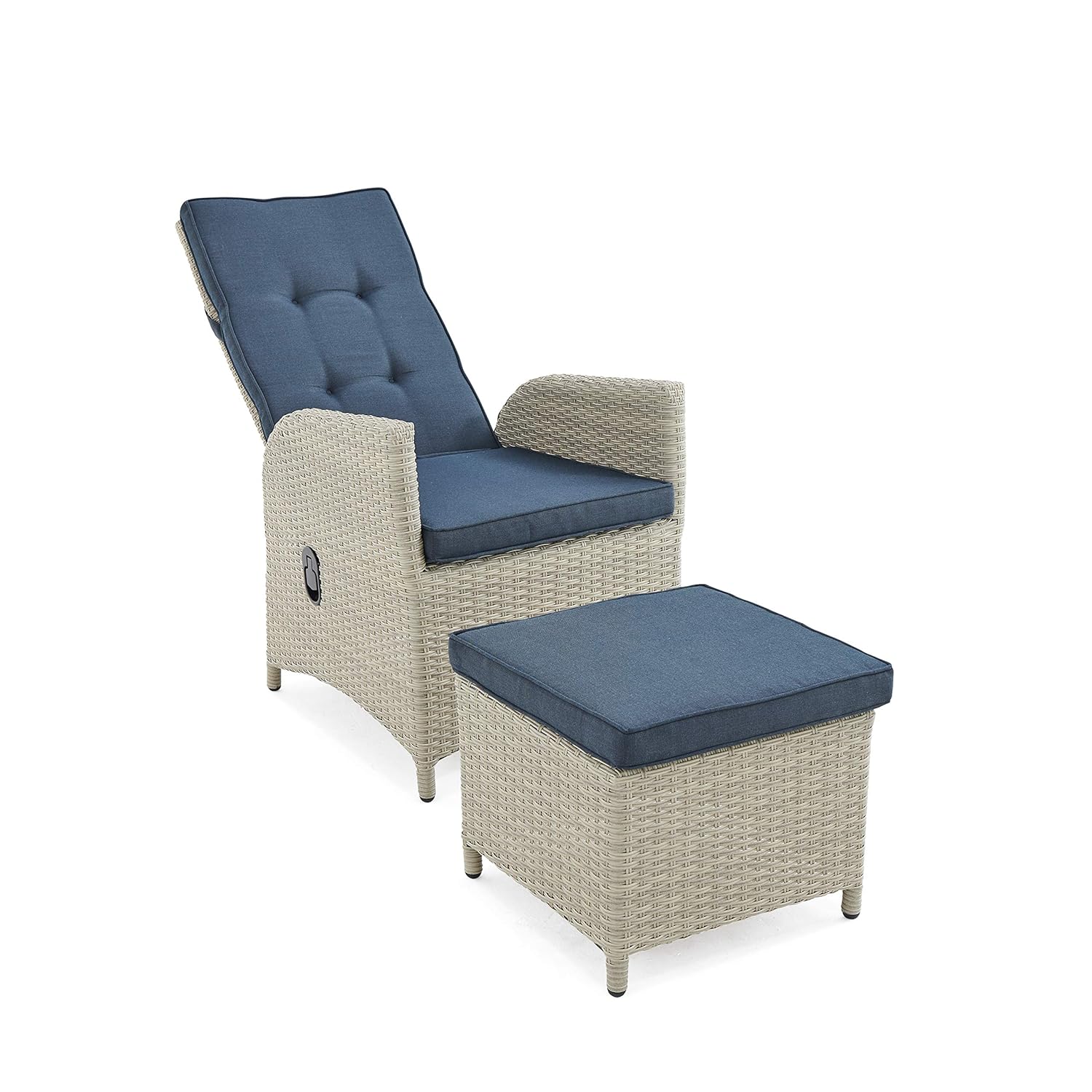 All-Weather Wicker Outdoor Rec - Outdoor Furniture Recliner Set ulasan dan harga
