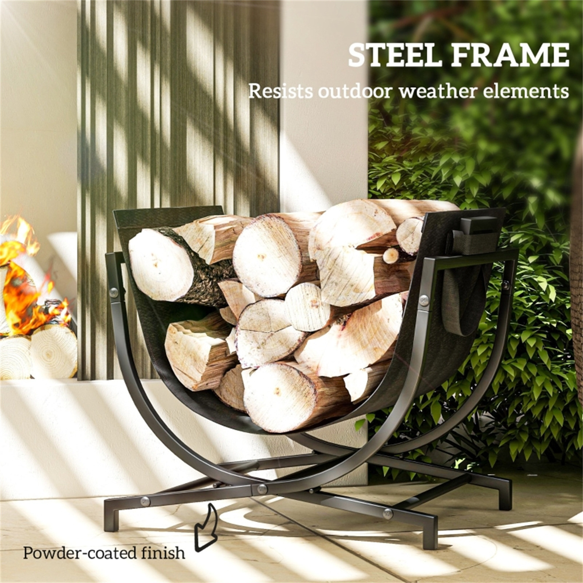 Outdoor Furniture Firewood Rac - Outdoor Furniture Wooden ulasan dan harga