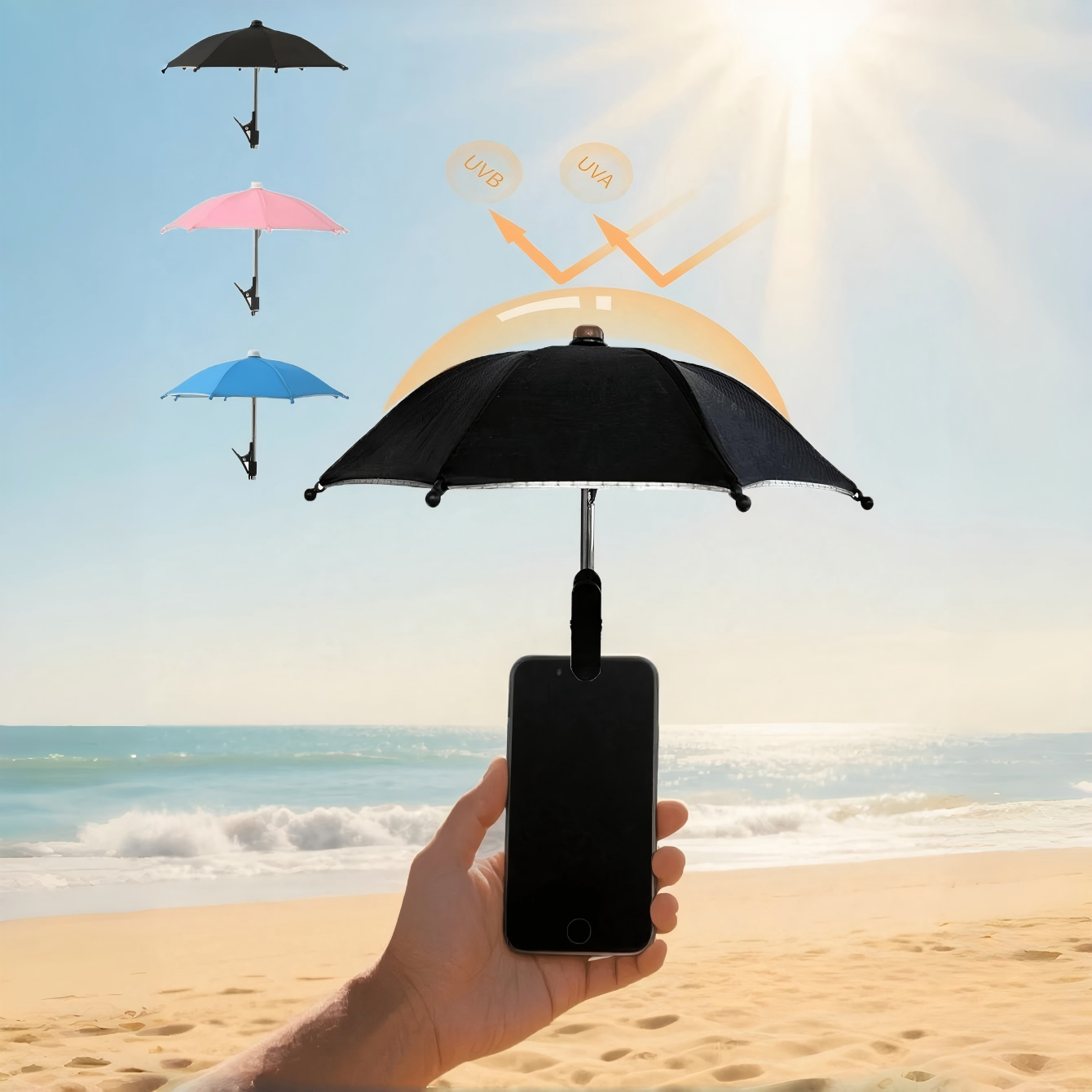 Universal Phone Clip Umbrella, - Outdoor Furniture With Umbrella ulasan dan harga