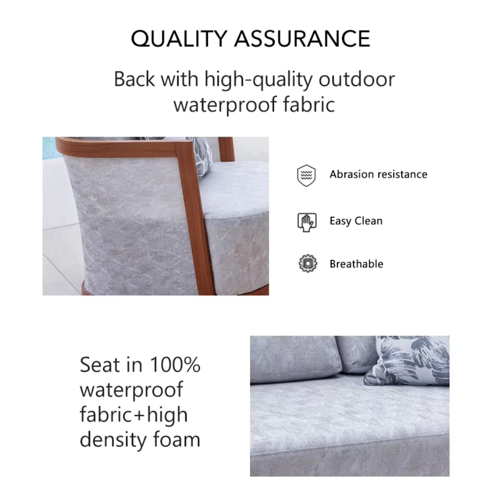 Modern Outdoor Aluminum Sofa G - Outdoor Furniture On Sale ulasan dan harga