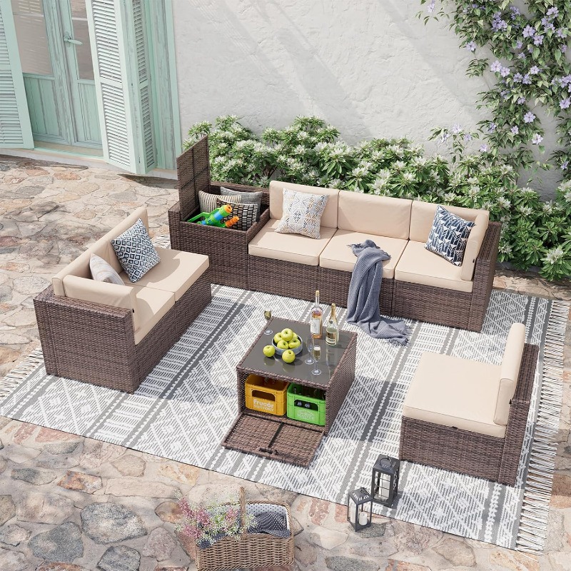 Aoxun Patio Furniture Set, Wic - Outdoor Furniture On Sale ulasan dan harga