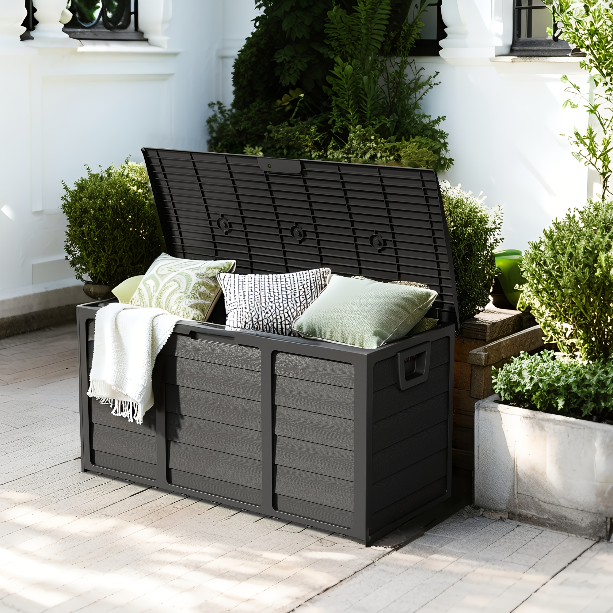 Weatherproof Resin Storage, 75 - Outdoor Furniture Patio ulasan dan harga