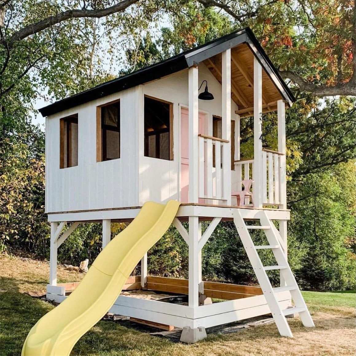 Kindergarten Playhouse Outdoor - Outdoor Furniture Wooden ulasan dan harga
