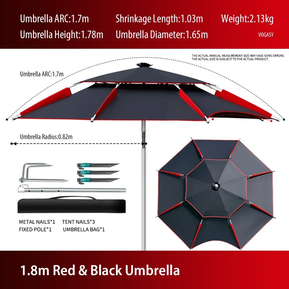 1PC Double-Layer Foldable Larg - Parasol Umbrella Large ulasan dan harga