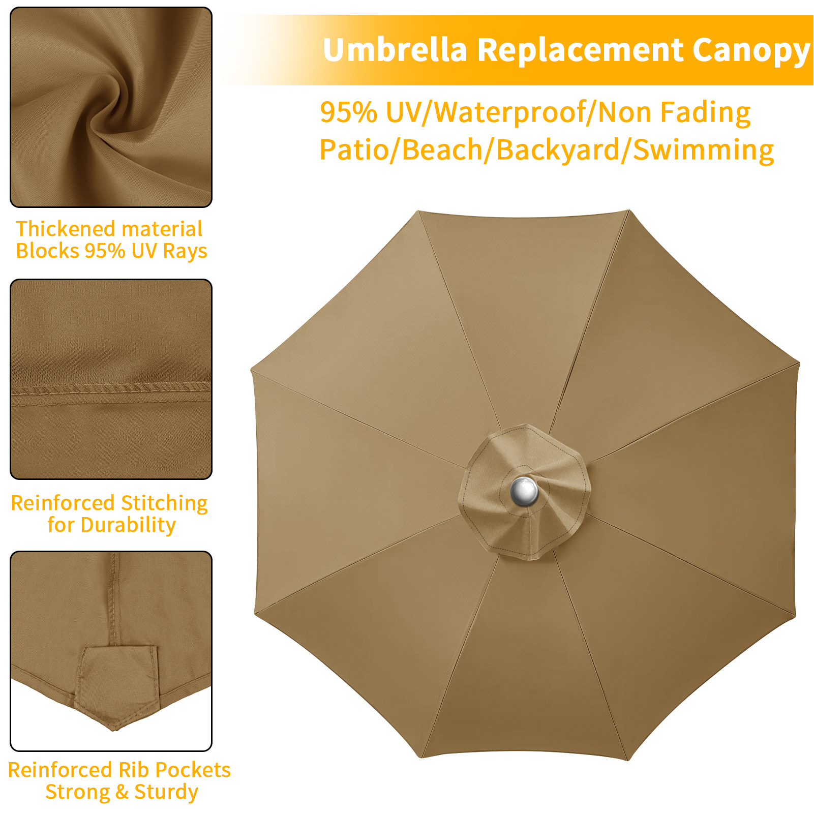 Waterproof Replacement Umbrell - Outdoor Furniture With Umbrella ulasan dan harga