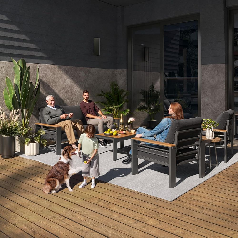 5-Seat Outdoor Sectional Patio - Outdoor Furniture On Sale ulasan dan harga