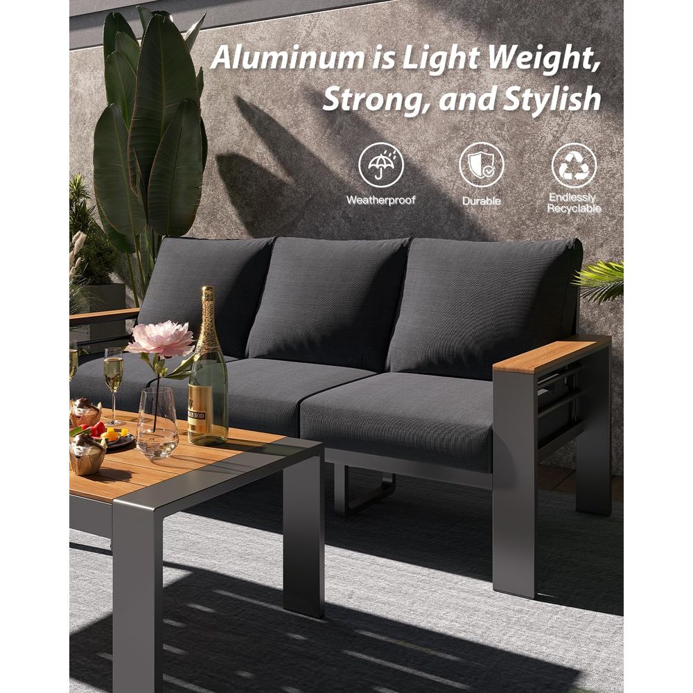 5-Seat Outdoor Sectional Patio - Outdoor Furniture On Sale ulasan dan harga