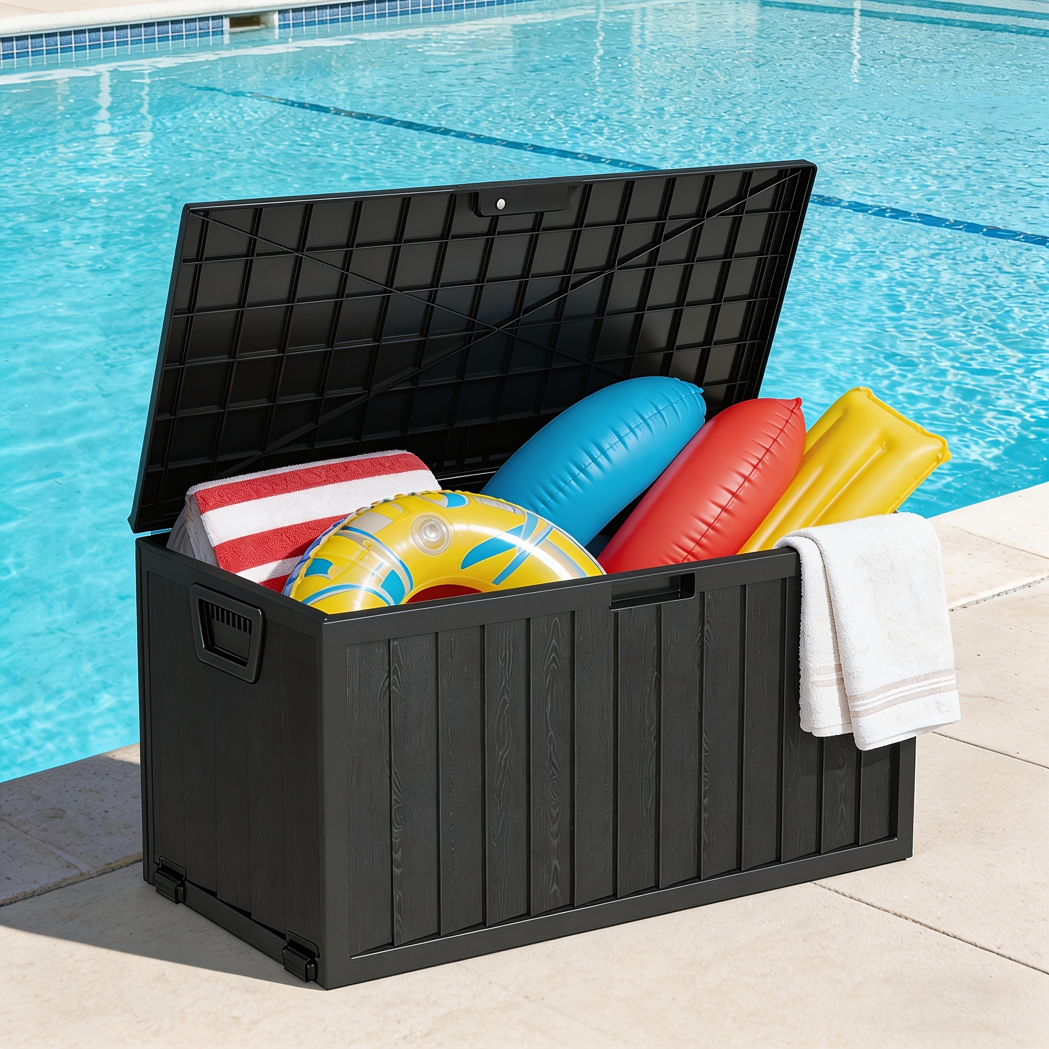 75/35 Gallon Outdoor Storage B - Outdoor Furniture Waterproof ulasan dan harga