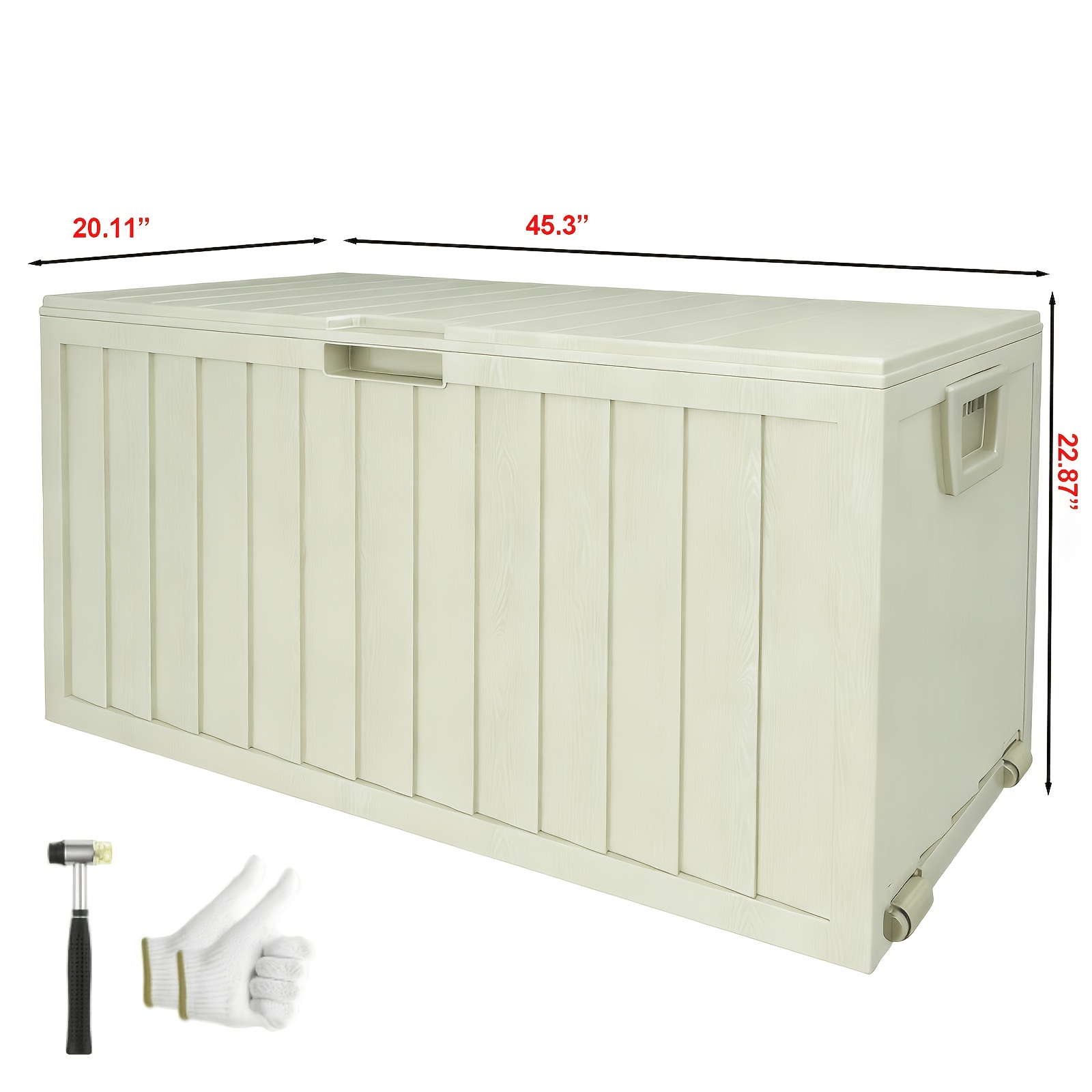 75/35 Gallon Outdoor Storage B - Outdoor Furniture Waterproof ulasan dan harga