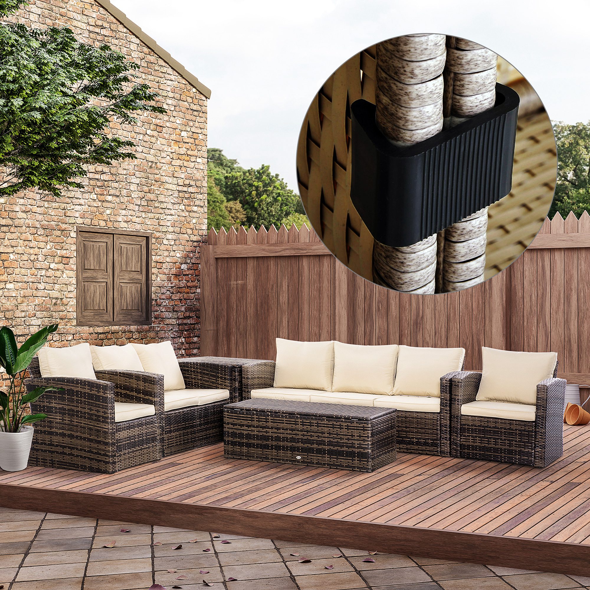 Set of 10 Outdoor Patio Wicker - Outdoor Furniture Patio ulasan dan harga