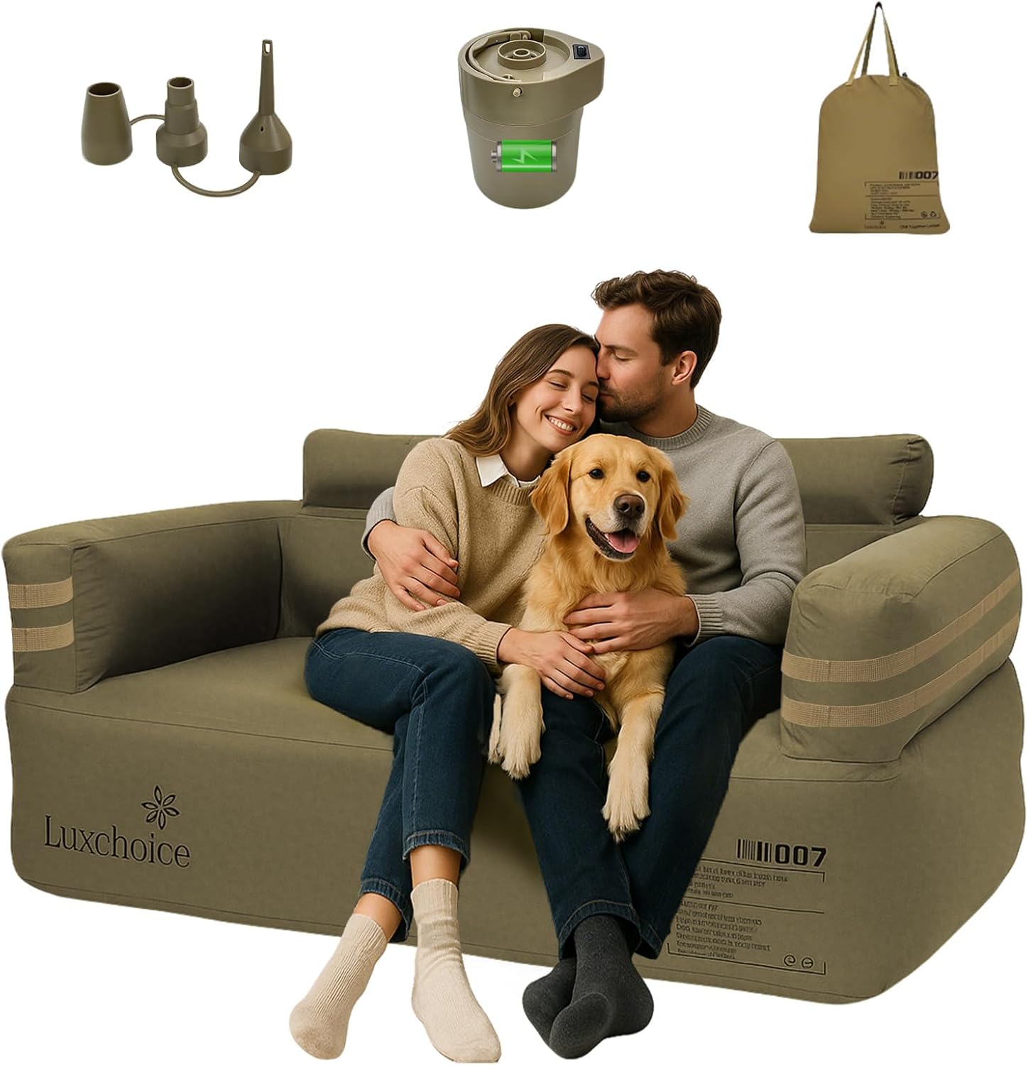 Portable Inflatable Couch for  - Outdoor Furniture Heavy ulasan dan harga