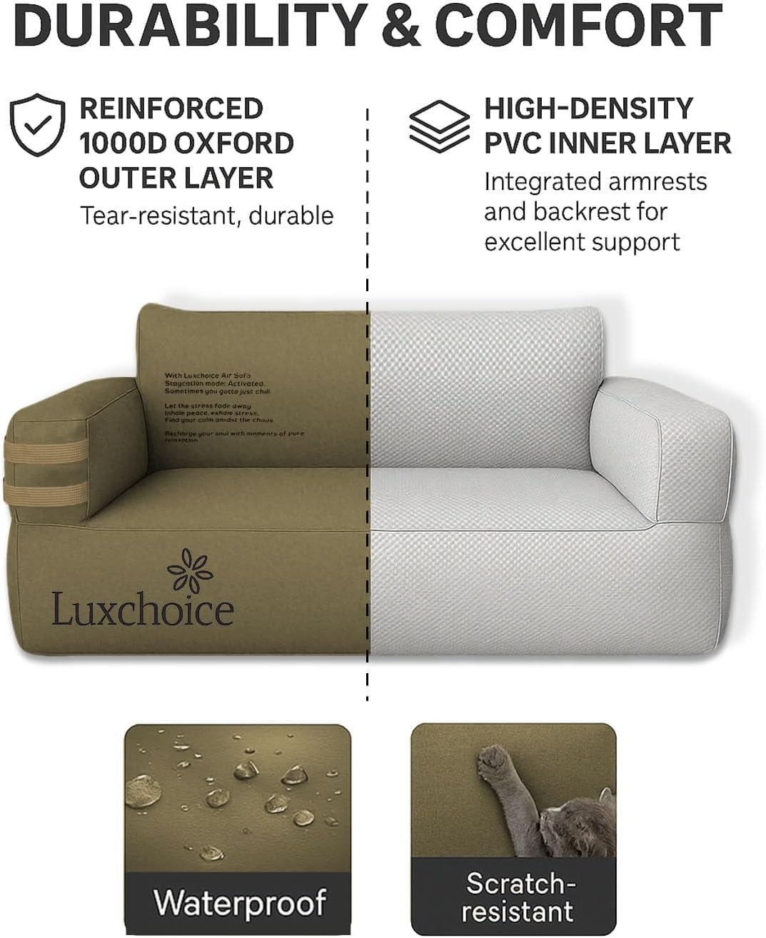 Portable Inflatable Couch for  - Outdoor Furniture Heavy ulasan dan harga