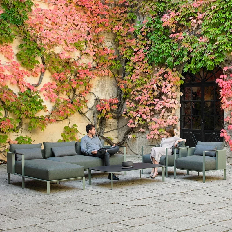 Outdoor sofa combination sales - Outdoor Furniture Recliner Set ulasan dan harga