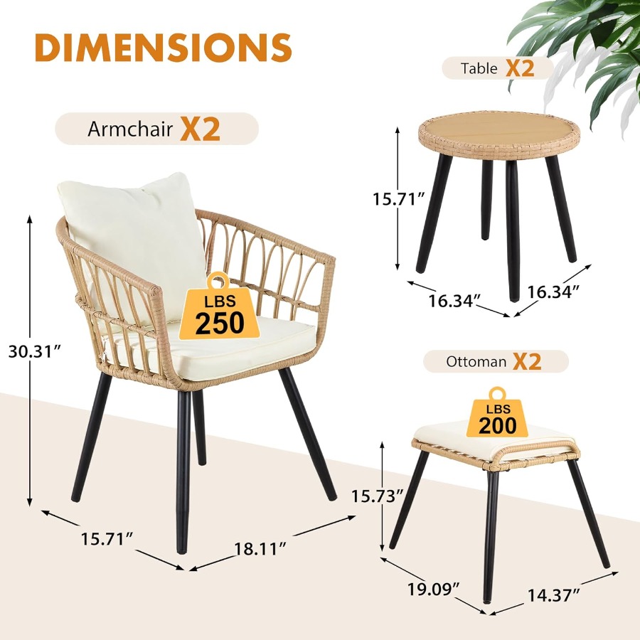 5 Piece Patio Furniture Set Ou - Outdoor Furniture Patio ulasan dan harga