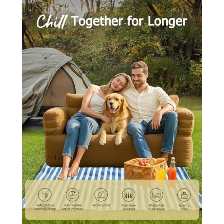 Portable Inflatable Couch for  - Outdoor Furniture Heavy ulasan dan harga