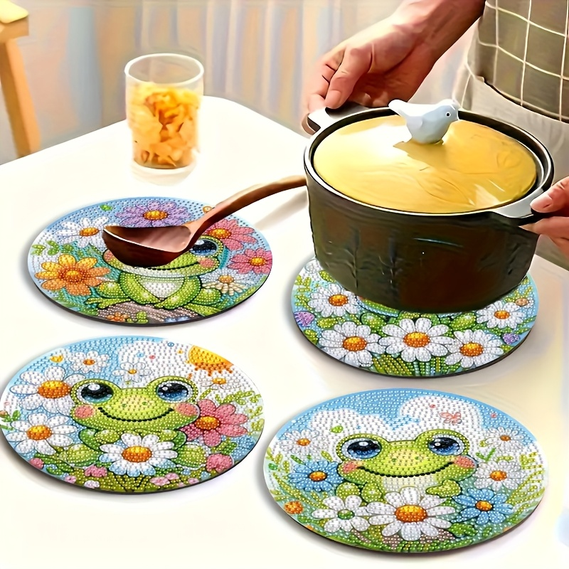 4-piece frog patterned wooden  - Outdoor Furniture Wooden ulasan dan harga