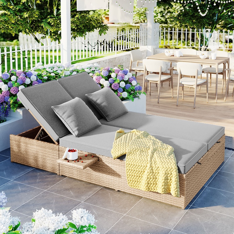 Topmax Outdoor Reclining Patio - Outdoor Furniture Recliner Set ulasan dan harga