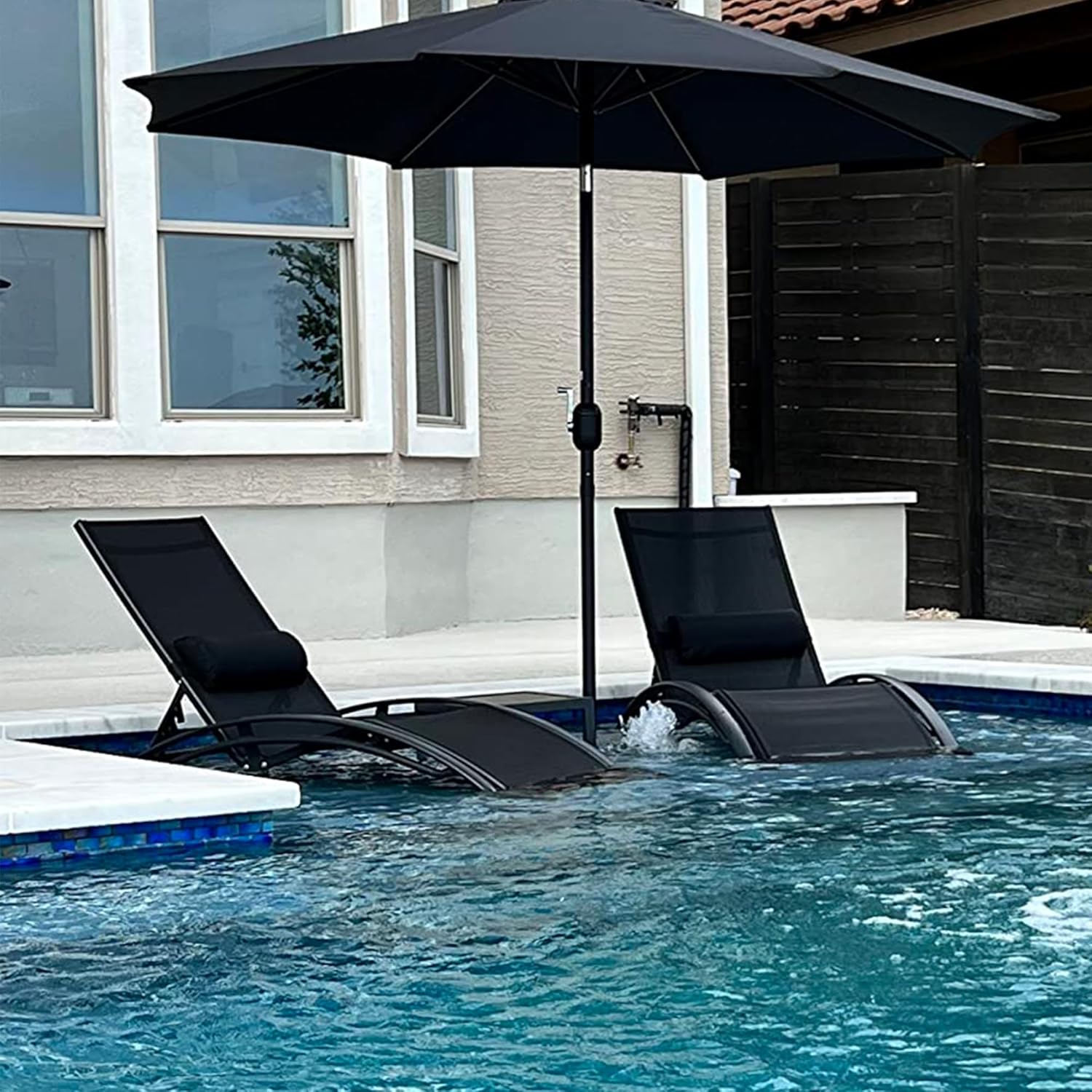 Set of 3 Patio Chaise Lounge C - Outdoor Furniture Recliner Set ulasan dan harga