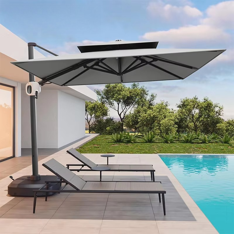 Modern Outdoor Umbrella Beach  - Parasol Umbrella Large ulasan dan harga