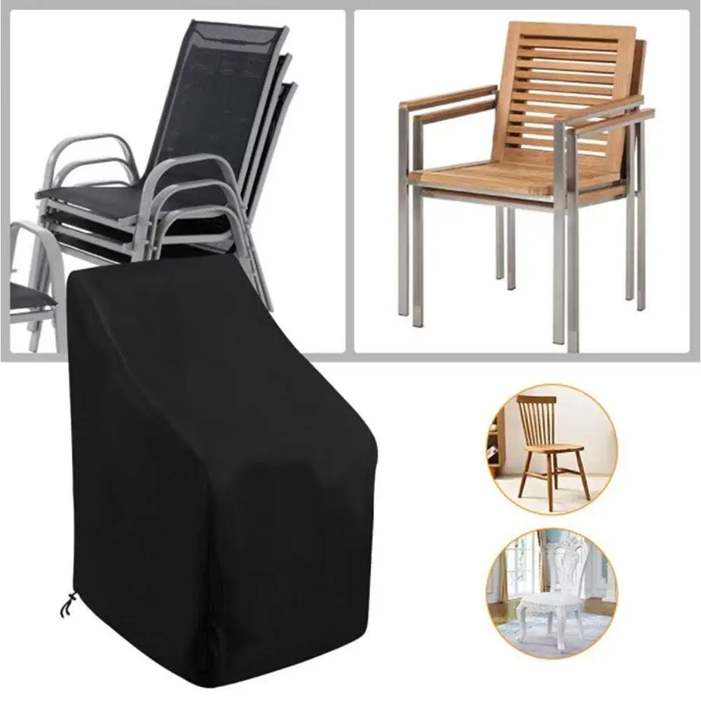 Stacked Chair Dust Cover Stora - Outdoor Furniture Waterproof ulasan dan harga