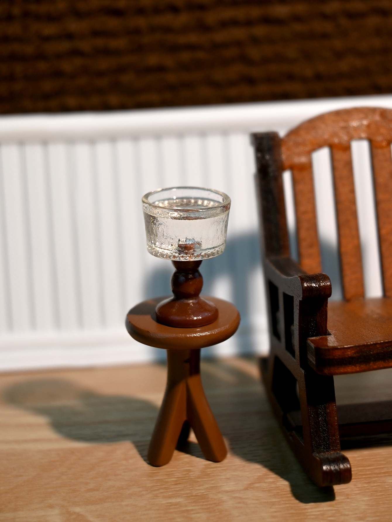 Miniature Rocking Chair, Minia - Outdoor Furniture Wooden ulasan dan harga