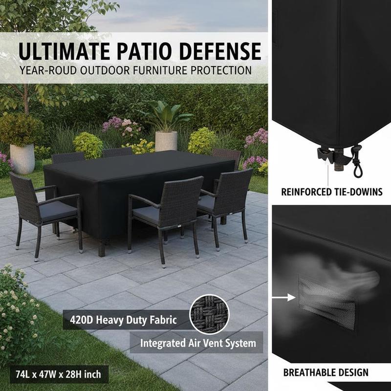 Outdoor Table Set Protector 74 - Outdoor Furniture Patio ulasan dan harga