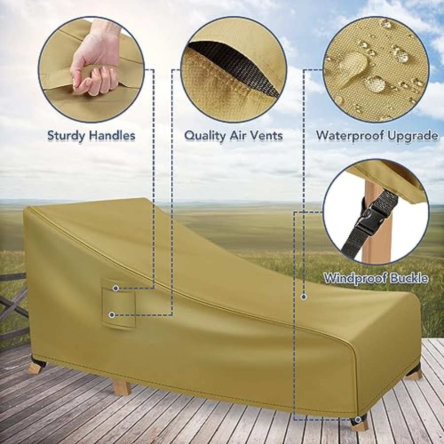 Chaise Lounge Covers Outdoor W - Outdoor Furniture Waterproof ulasan dan harga