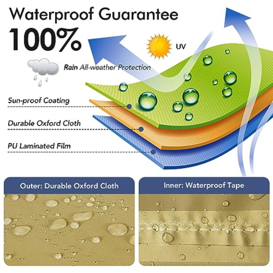 Chaise Lounge Covers Outdoor W - Outdoor Furniture Waterproof ulasan dan harga